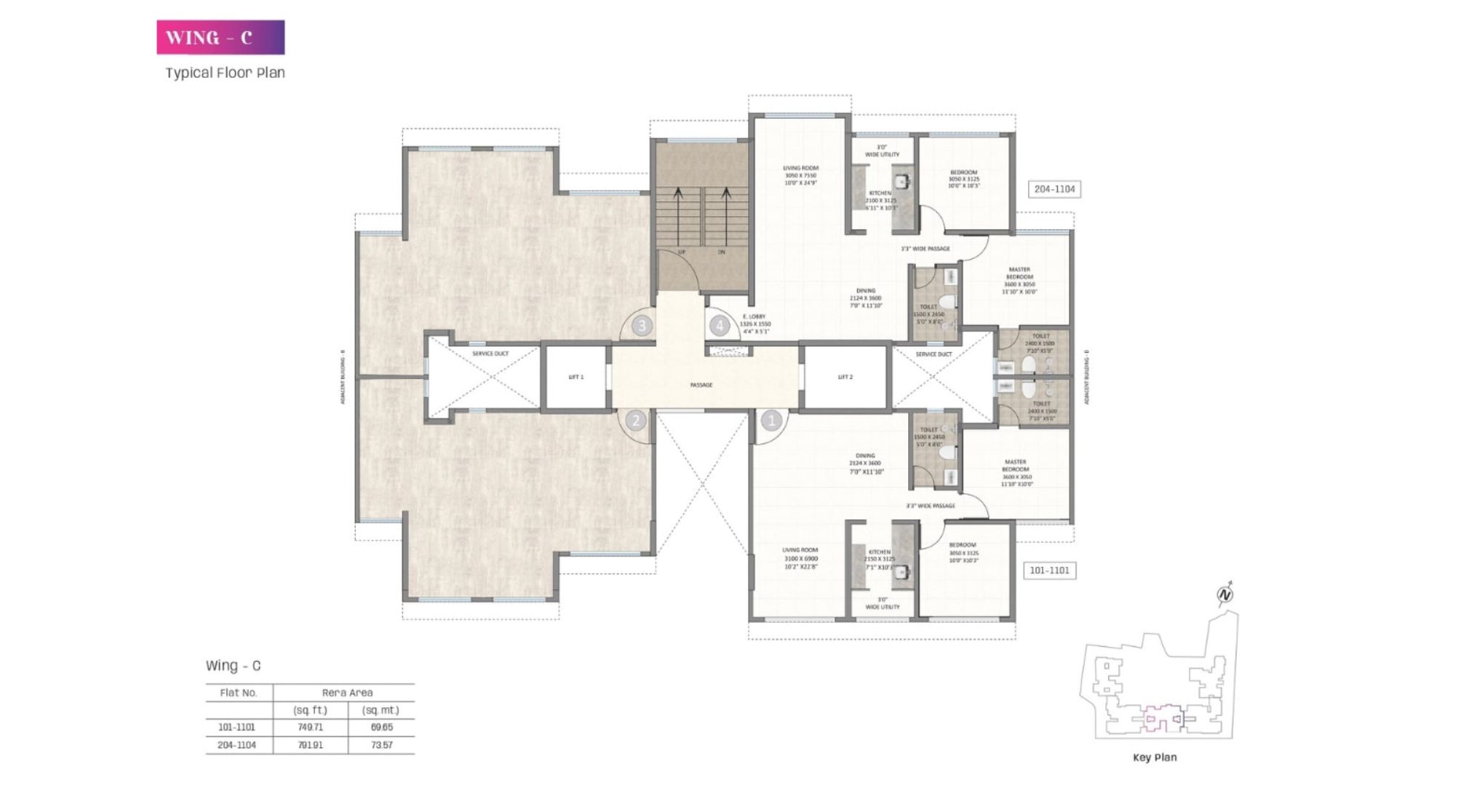 Kolte-Patil-Alora-Floor-Plan-Wing-C