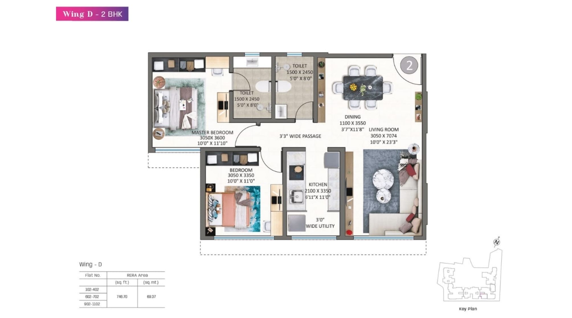 Kolte-Patil-Alora-Floor-Plan-Wing-D-2-BHK-746-sqft
