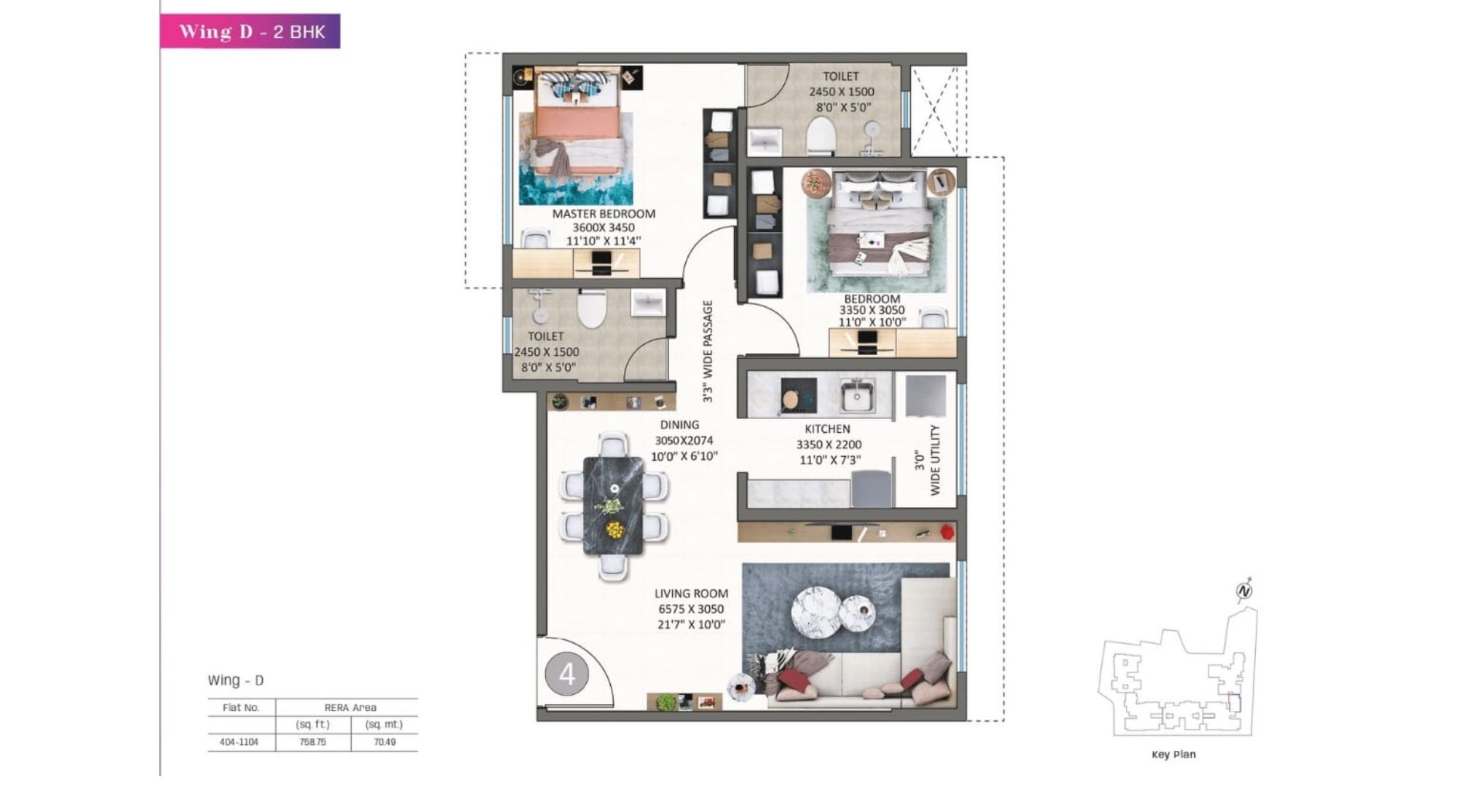 Kolte-Patil-Alora-Floor-Plan-Wing-D-2-BHK-759-sqft