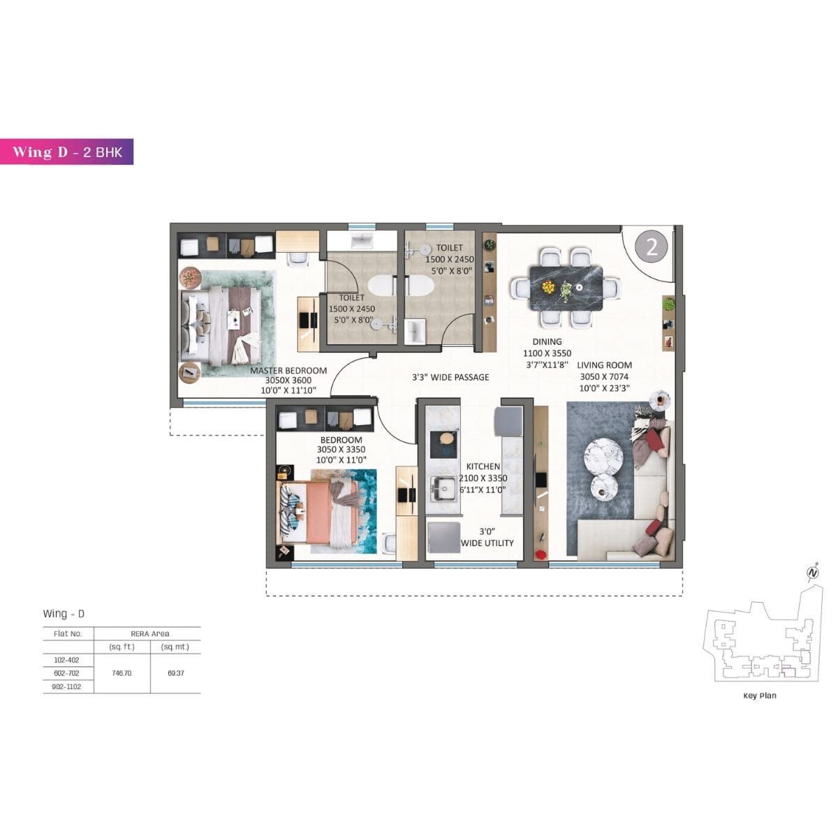 Kolte-Patil-Alora-Floor-Plan-Wing-D-2-BHK-746-sqft