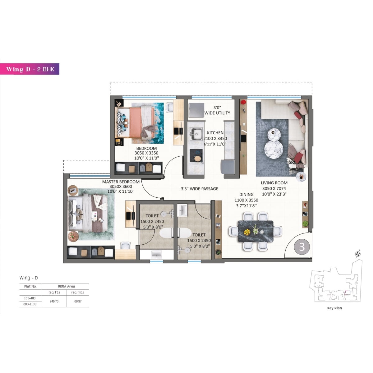 Kolte-Patil-Alora-Floor-Plan-Wing-D-2-BHK-747-sqft