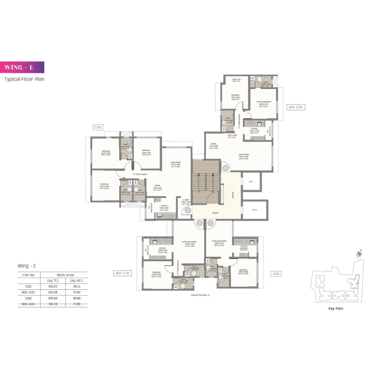 Kolte-Patil-Alora-Floor-Plan-Wing-E